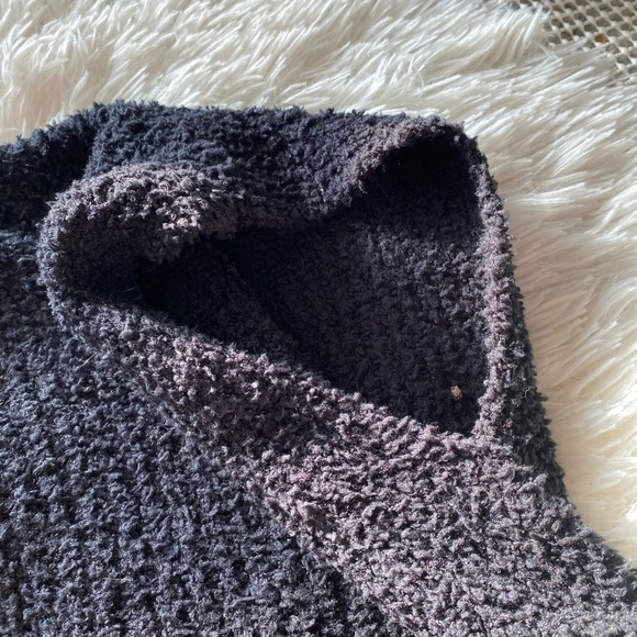 CHARTER CLUB WOMEN’S BLACK HOODED KNIT PONCHO ONE SIZE FITS ALL Brand New TAGS - Picture 7 of 14